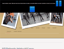 Tablet Screenshot of pattinaggioartisticodelconero.com